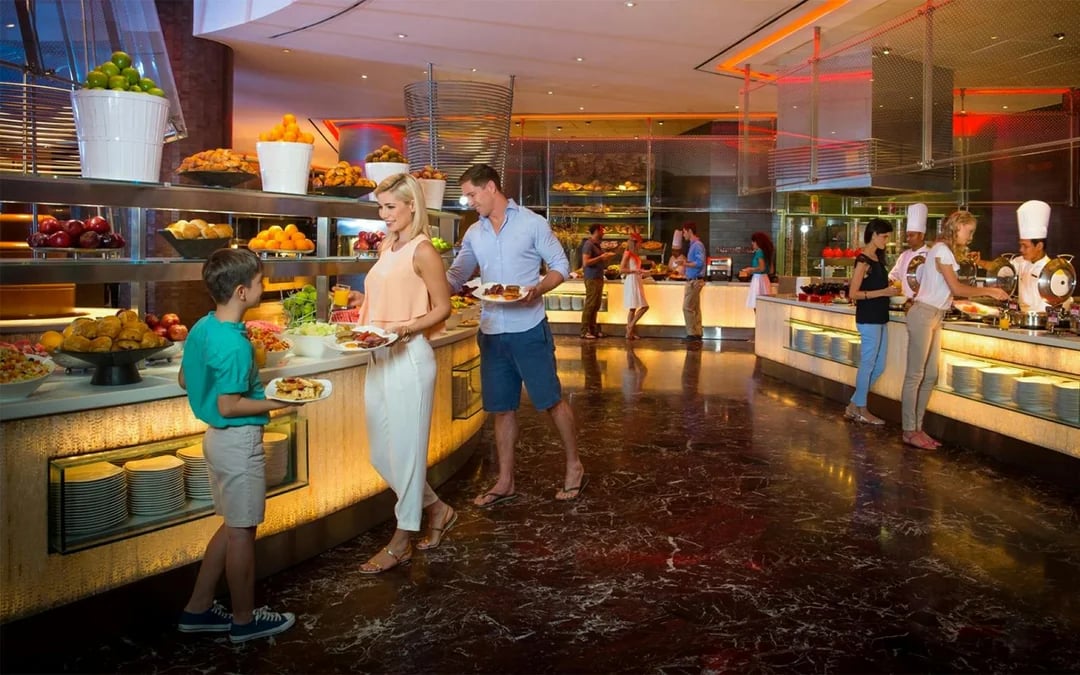 Dinner Buffet at Saffron Atlantis the Palm with Entry to Ambassador Lagoon Aquarium Image 5