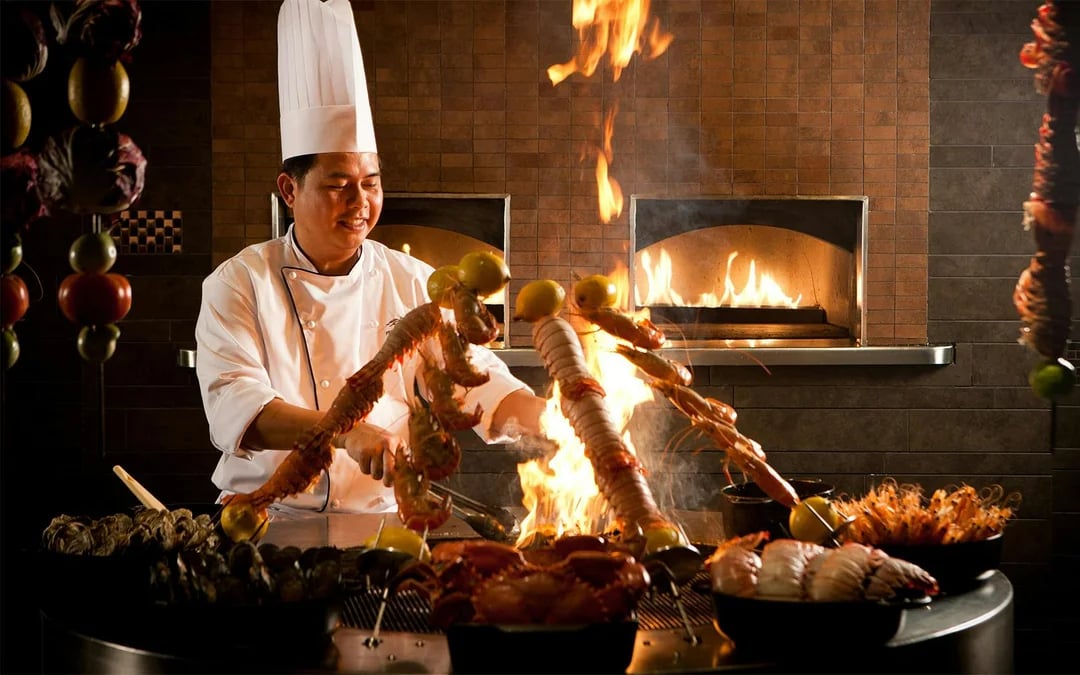 Dinner Buffet at Saffron Atlantis the Palm with Entry to Ambassador Lagoon Aquarium Image 6