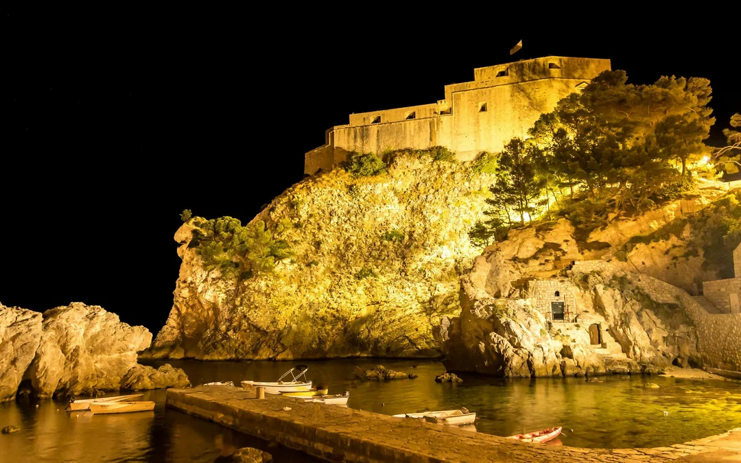 Dinner Cruise in Front of Dubrovnik City Walls at Sunset Image 3