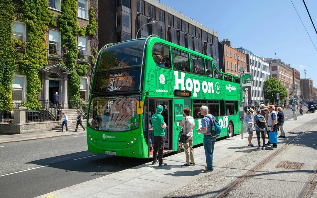 DoDublin: Dublin Hop-on Hop-off Bus Tour with Little Museum Tickets Image 1