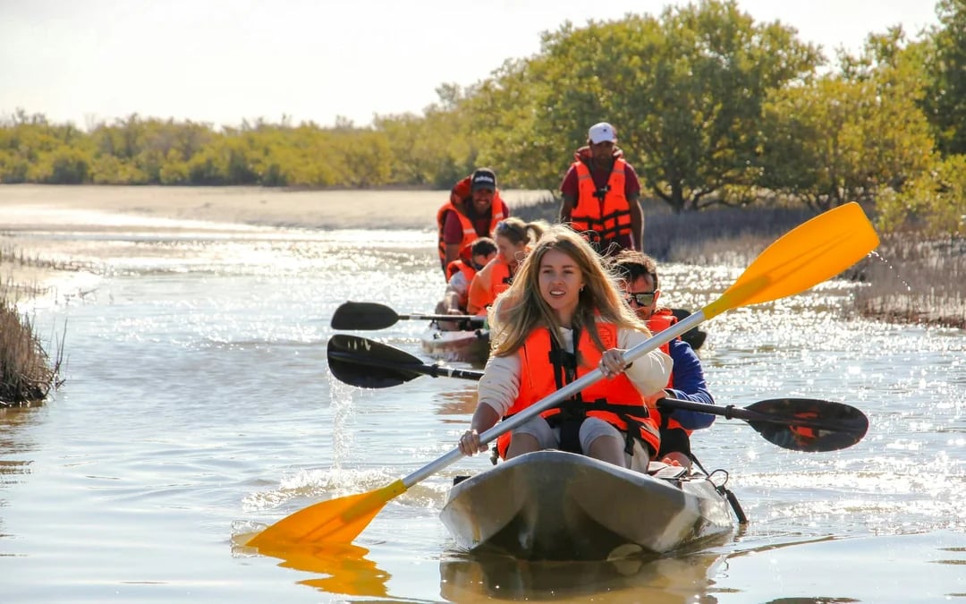 Doha Al Thakhira Mangroves Guided Kayaking Tour Image 1