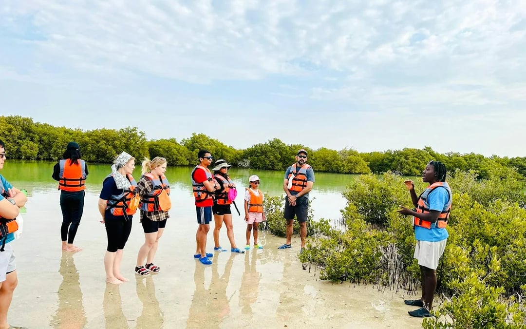 Doha Al Thakhira Mangroves Guided Kayaking Tour Image 3