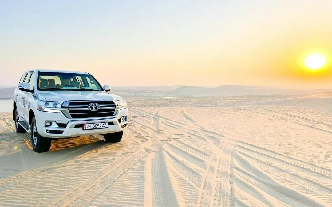 Doha Desert Safari: Dune Bashing, Sandboarding & Inland Sea Visit Image 1