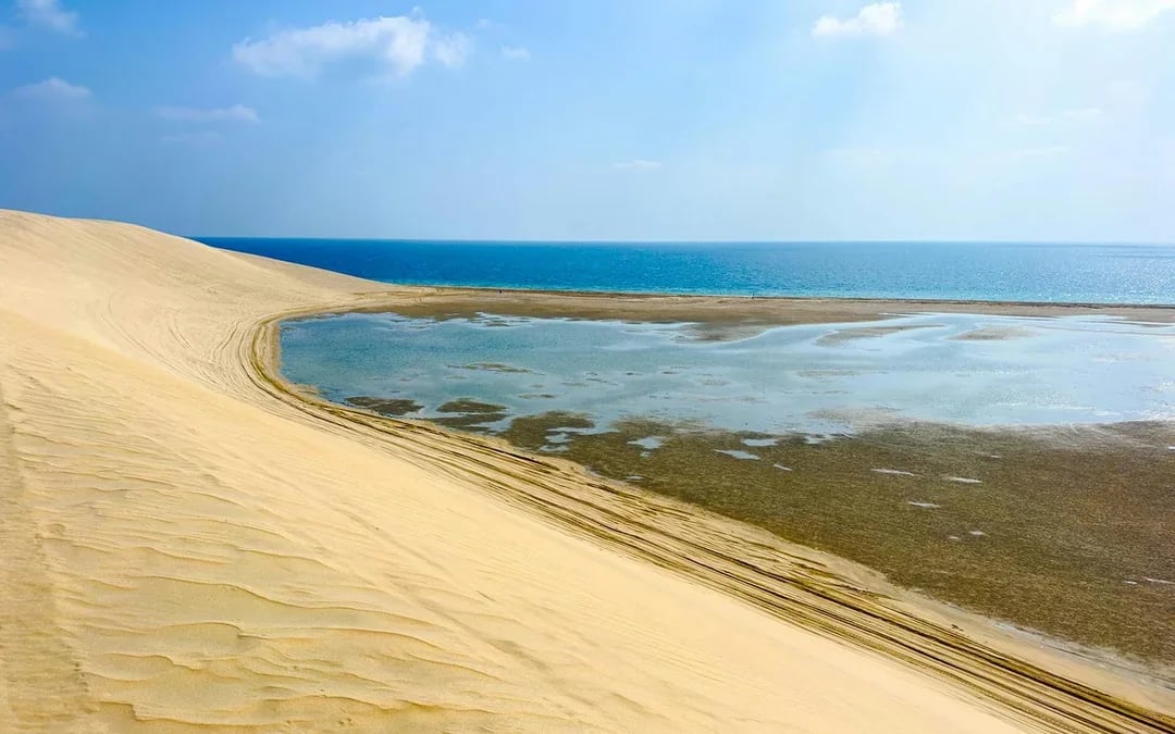 Doha Desert Safari with Camel Ride: Dune Bashing, Sandboarding & Inland Sea Visit Image 4