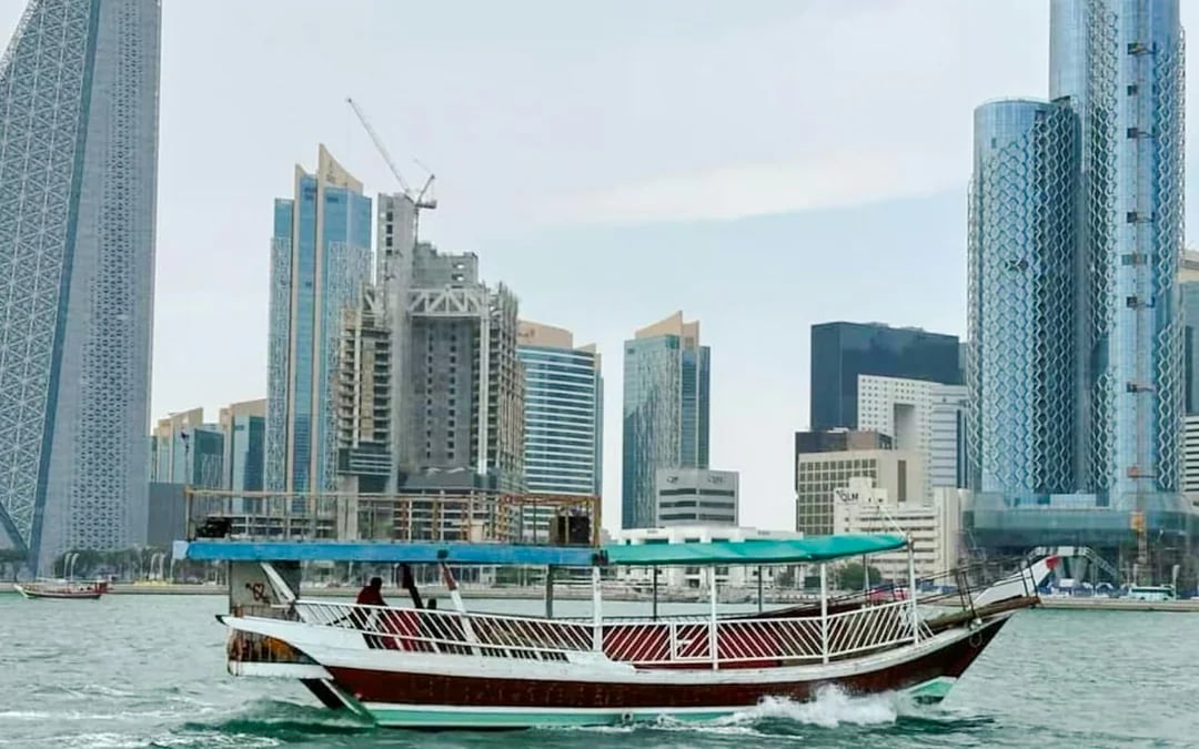 Doha Private City Highlights Tour with Dhow Boat Cruise Image 1