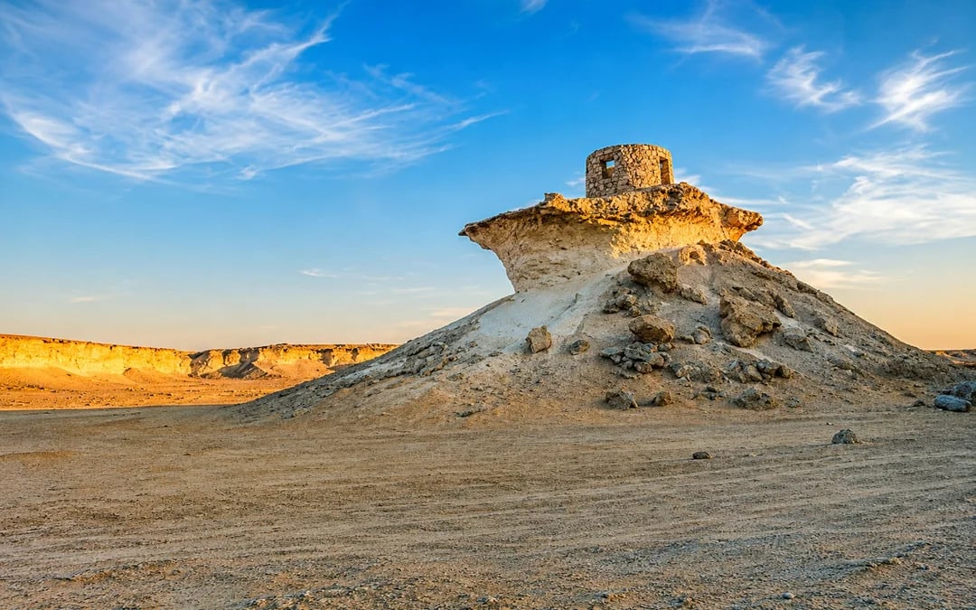 Doha Private West Qatar Tour: Zekreet, Richard Serra East-West/West-East and Mushroom Rocks Image 6