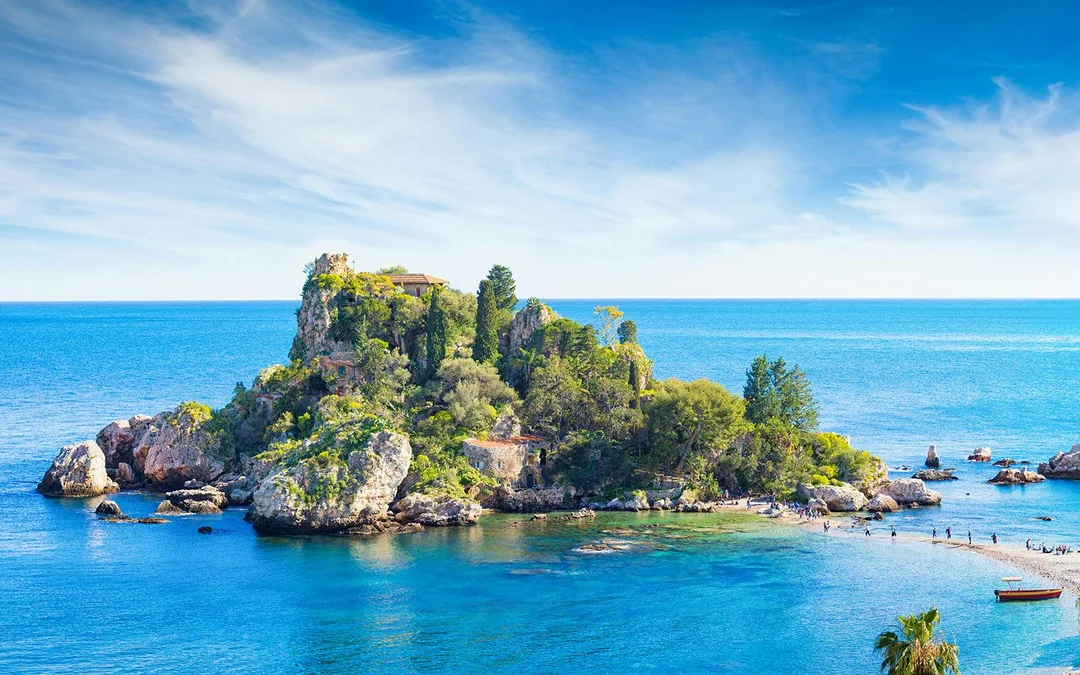 Dolphin Watching Tour at Sunset with Aperitif in Taormina Image 1