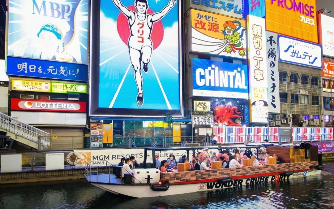 Dotonbori Wonder Night Sightseeing Cruise Tickets Image 1