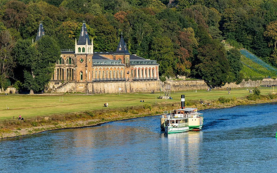 Dresden Elbe River Cruise to Pillnitz Castle Image 1