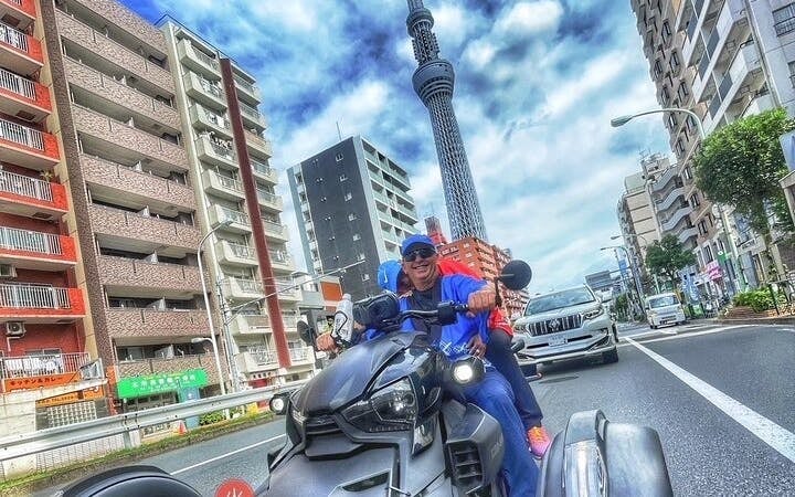 Drive like a KING! Can-am Ryker cruising in Asakusa **IDP must Image 3