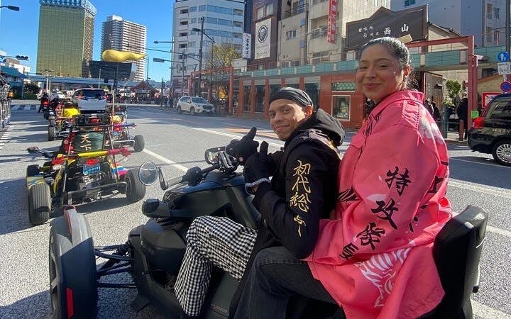 Drive like a KING! Can-am Ryker cruising in Asakusa **IDP must Image 6