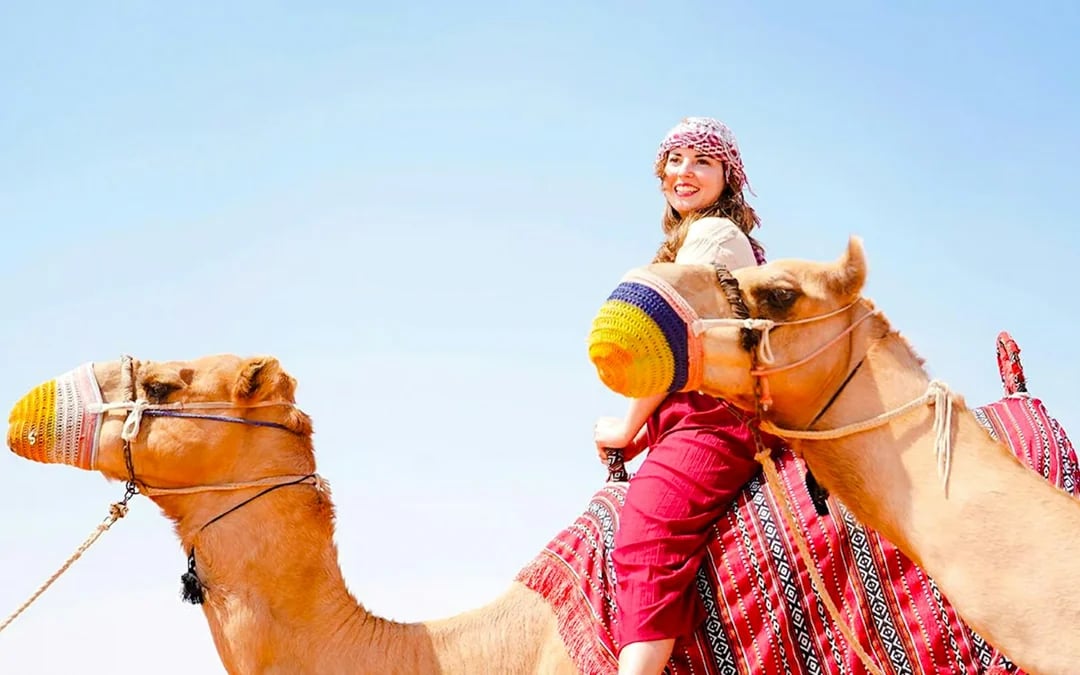 Dubai Desert Safari with 4x4 Dune Bashing, Camel Ride, BBQ Dinner, Live Shows and Hotel Transfers Image 9