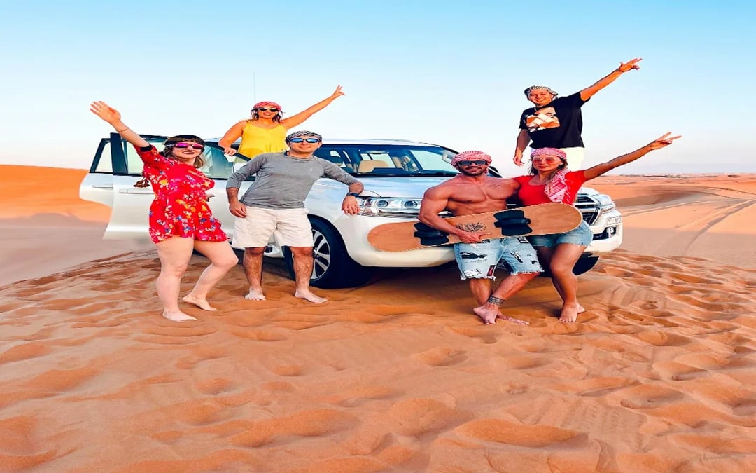Dubai Desert Safari with Dune Bashing, BBQ Dinner and Live Shows Image 2