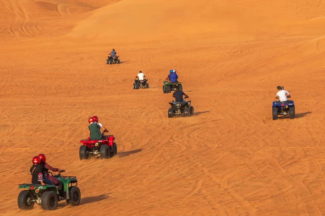 Dubai Hot Air Balloon Ride with Breakfast, Camel Ride & Quad Biking Image 7