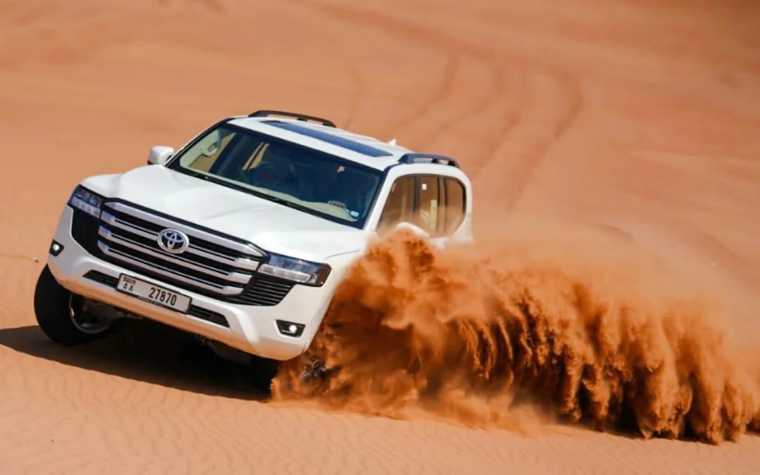 Dubai Lahbab Red Dunes Desert Safari with Dune Bashing, Camel Ride & BBQ Dinner at Heritage Camp Image 9