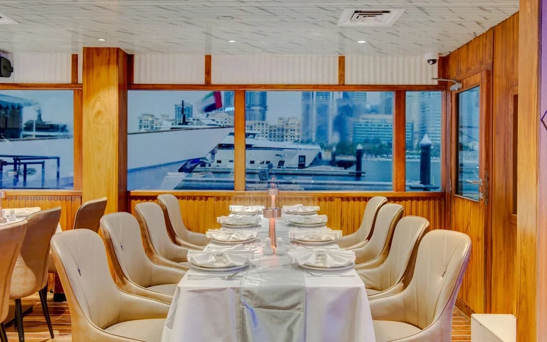 Dubai Marina Dinner Cruise with International Buffet and Live Entertainment Image 3