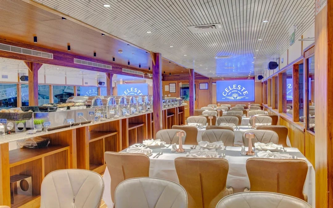 Dubai Marina Dinner Cruise with International Buffet and Live Entertainment Image 4