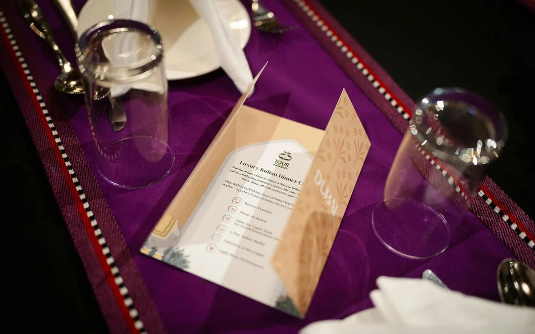 Dubai Marina Luxury Dhow Cruise with Indian Buffet Dinner Image 3