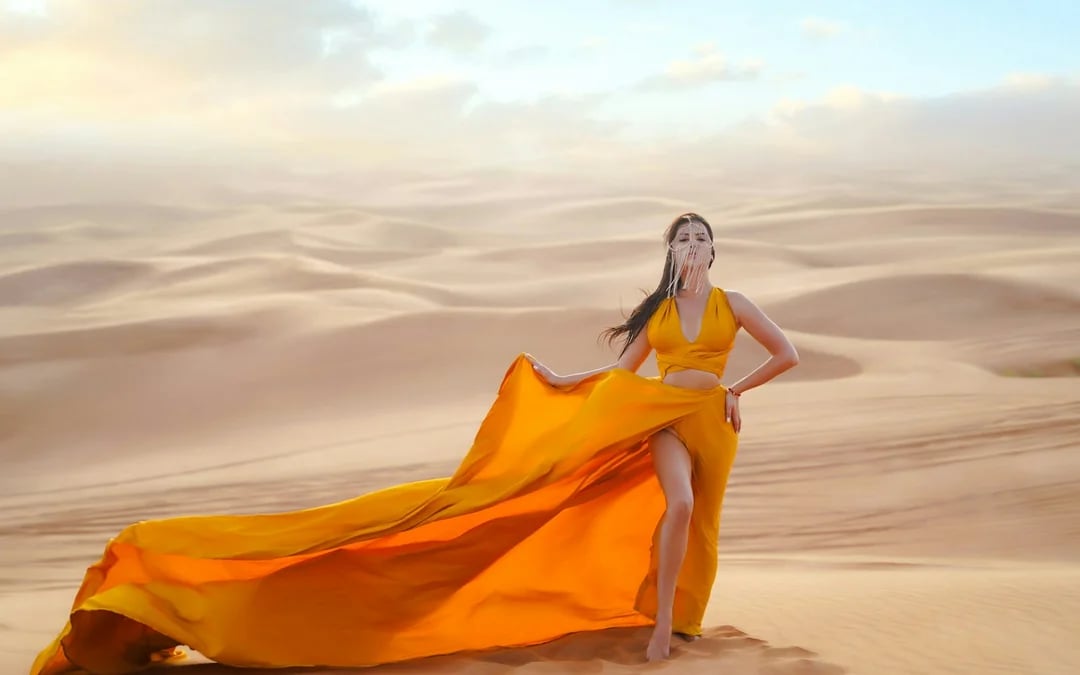 Dubai Private 4x4 Desert Safari with Dune Bashing Camel Ride Sandboarding and BBQ Dinner Image 9