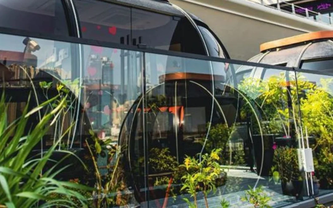 Dubai Private Pod Dining Experience with 4-Course Pan-Asian Set Menu and Skyline Views Image 6