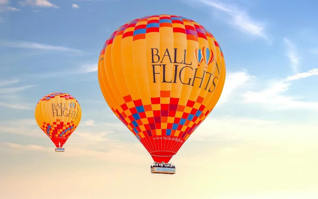 Dubai Sunrise Hot Air Balloon Ride with Hotel Transfers Image 1