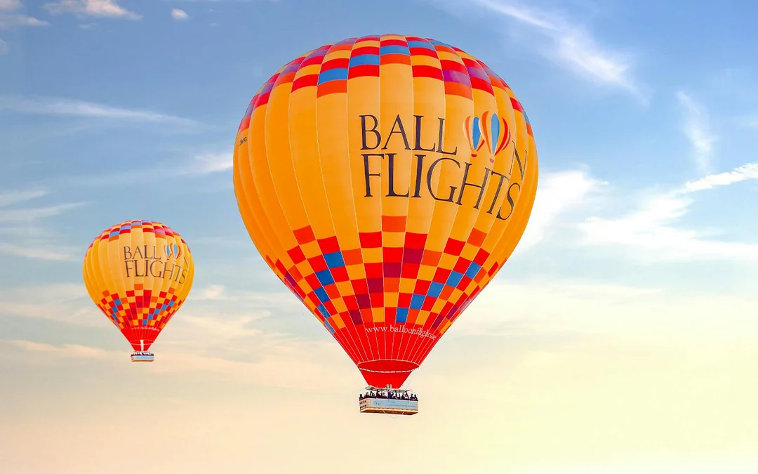 Dubai Sunrise Hot Air Balloon Ride with Hotel Transfers Image 1
