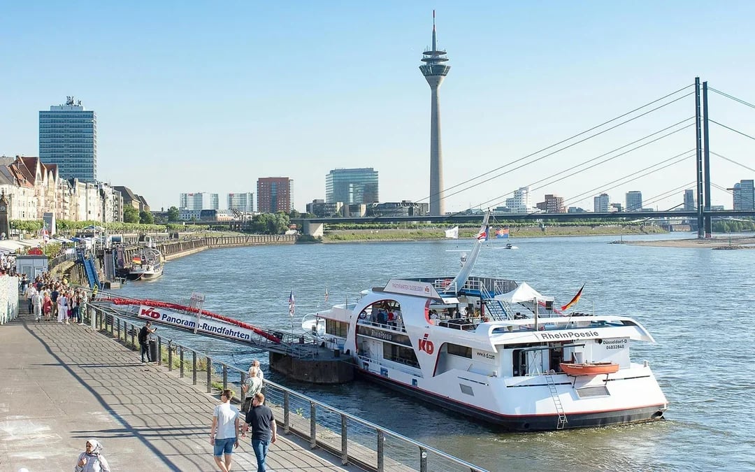 Dusseldorf Rhine River Panorama Sightseeing Cruise Image 6