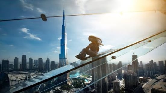 Edge Walk at Sky Views Observatory
