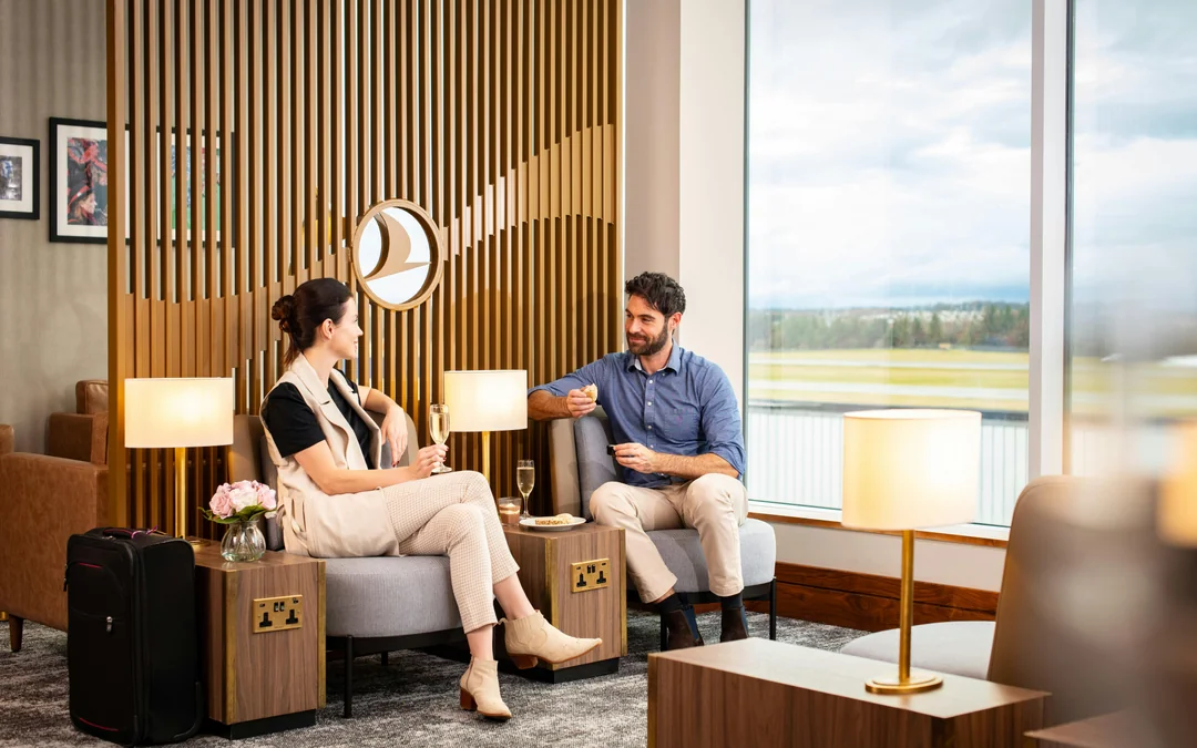 Edinburgh Airport: Turkish Airlines Lounge by Plaza Premium Group in the Departure Hall Image 1