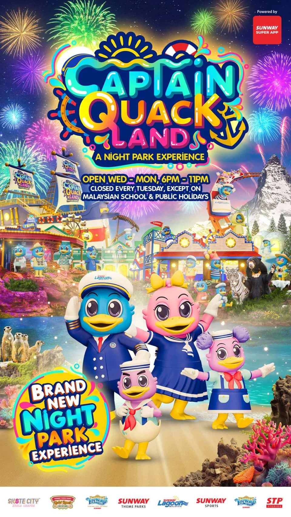 Sunway Lagoon Water Theme Park Ticket Pass with Access to All 6 Zones | Malaysia