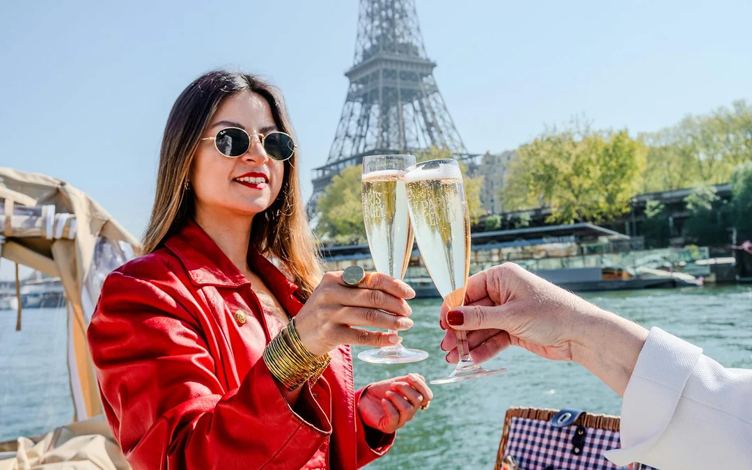 Emily in Paris Champagne Seine Cruise Image 2