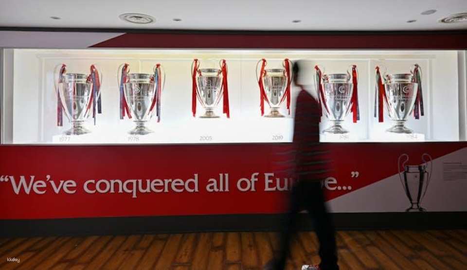 Entrance ticket to the Liverpool FC museum in Anfield Stadium