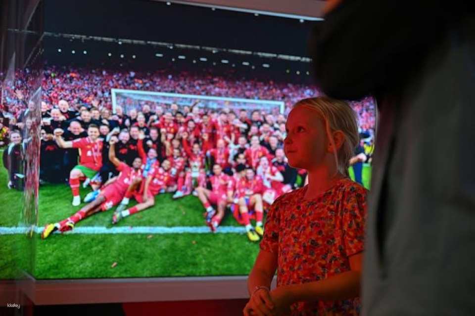Entrance ticket to the Liverpool FC museum in Anfield Stadium