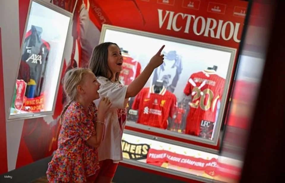 Entrance ticket to the Liverpool FC museum in Anfield Stadium