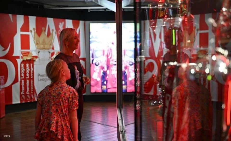 Entrance ticket to the Liverpool FC museum in Anfield Stadium