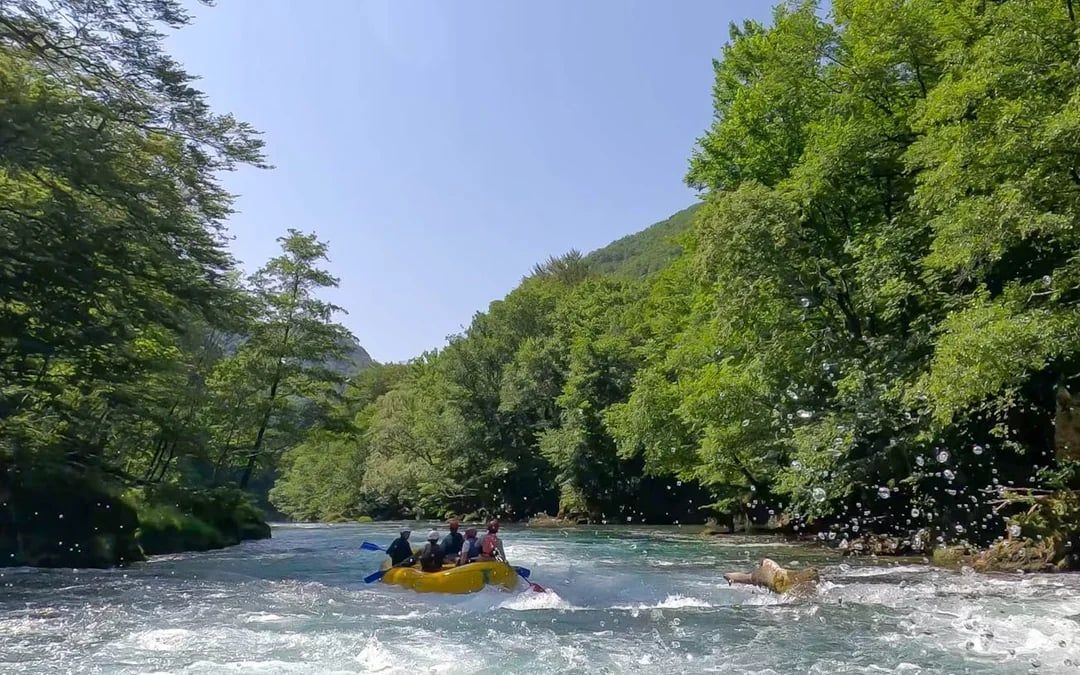 Epic Una whitewater rafting in Croatia Image 1