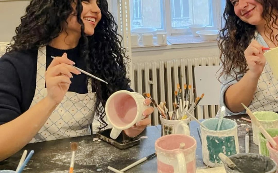 Essaouira Pottery Making Workshop with Safi-Style Hand-Painted Finishing Image 4