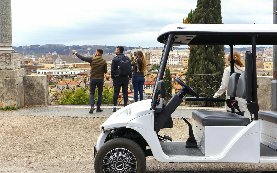 Eternal City Highlights Golf Cart Tour with Gelato - 3 hr Image 1
