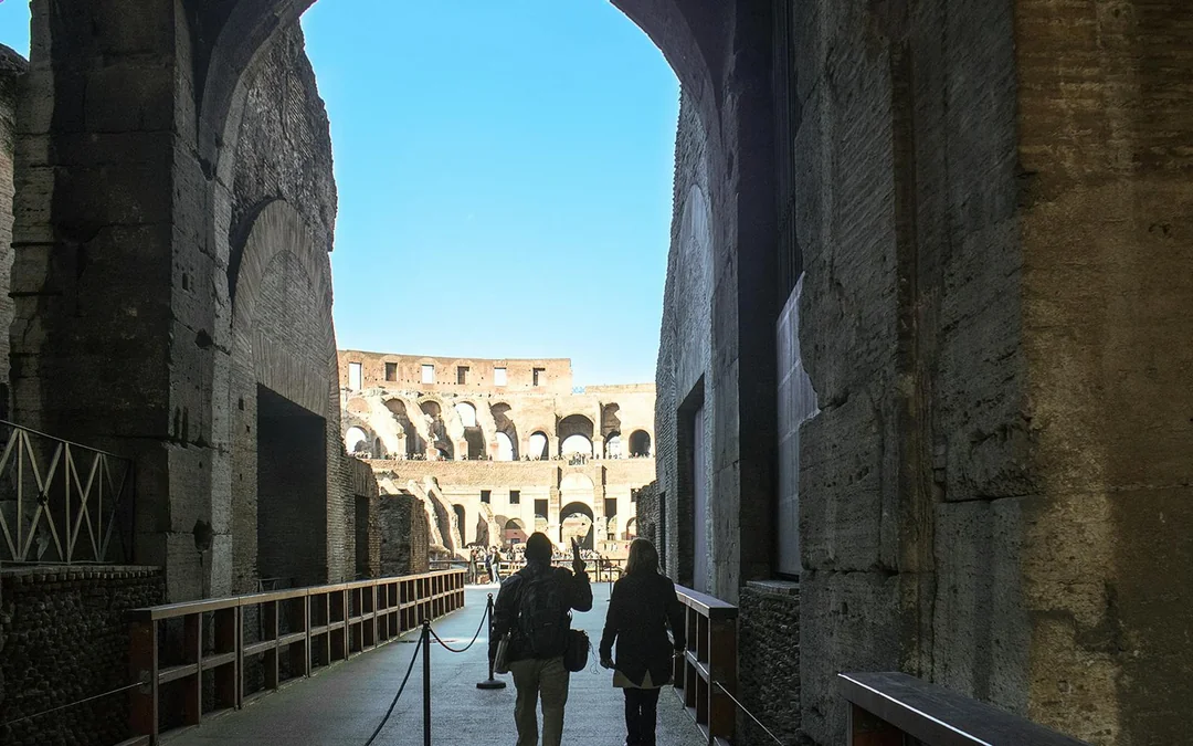 Evening Rome Walking Tour: Colosseum Arena, Trevi Fountain & Roman Forum Image 3