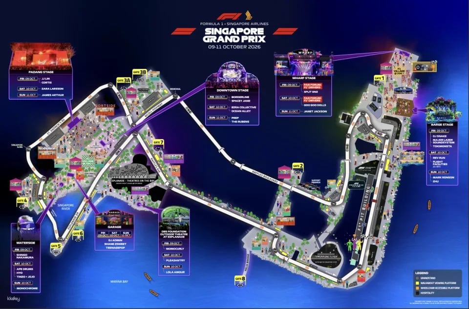 F1 Singapore Airlines Singapore Grand Prix 2026 @ Marina Bay Street Circuit | Formula 1 Singapore