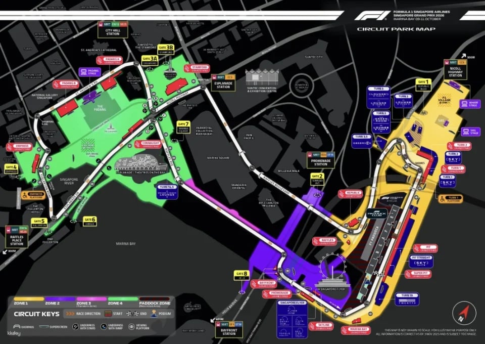 F1 Singapore Grand Prix 2026: Luxury VIP Hospitality Package | Marina Bay Street Circuit, Formula 1 Singapore