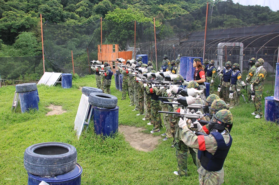 【Family Fun】Taipei Neihu Paintball Battle - 358 Paintball Center