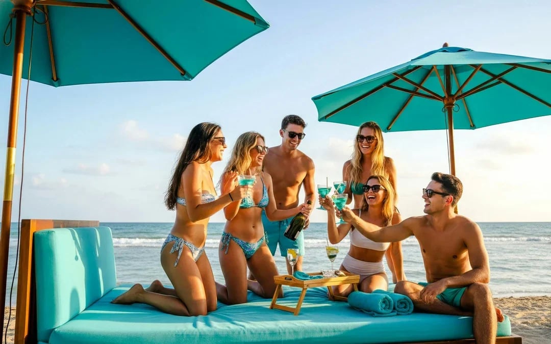 FINNS Beach Party Lagoon Zone: Party Lagoon Bed (Up to 6 Pax) Image 1