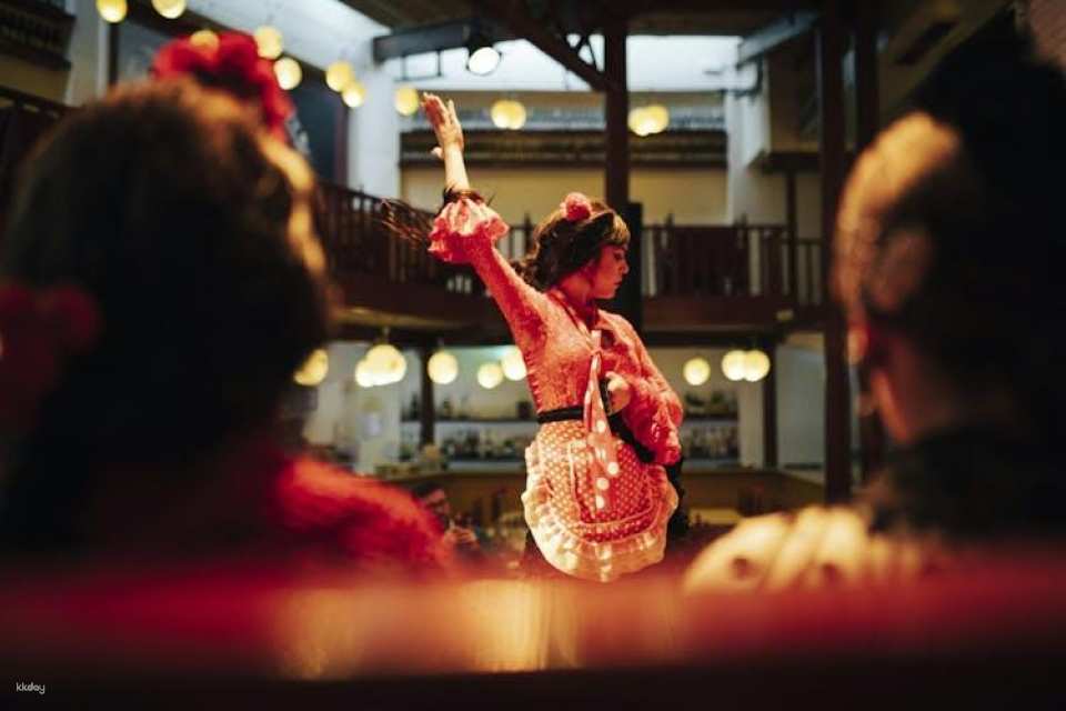 Flamenco show with Spanish dinner and entry to Poble Espanyol