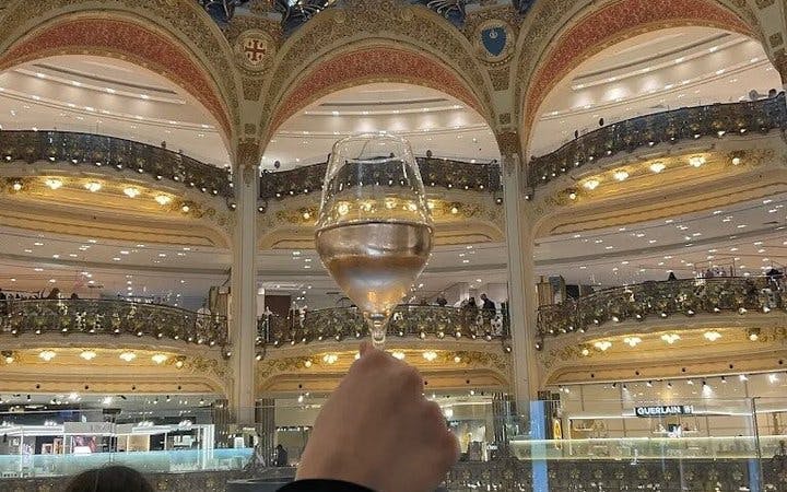 French Wine and Cheese Tasting with Sommelier at Galeries Lafayette Dome Tickets Image 4
