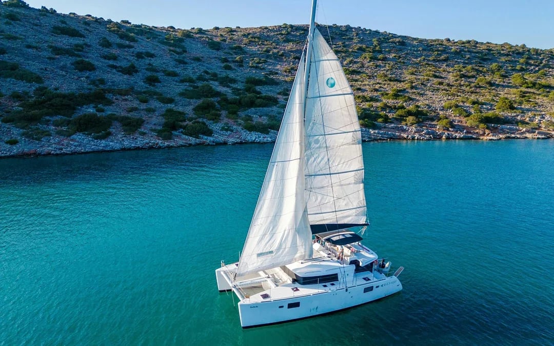From Agios Nikolaos: All-Inclusive Catamaran Cruise to Spinalonga with Water Toys Image 1