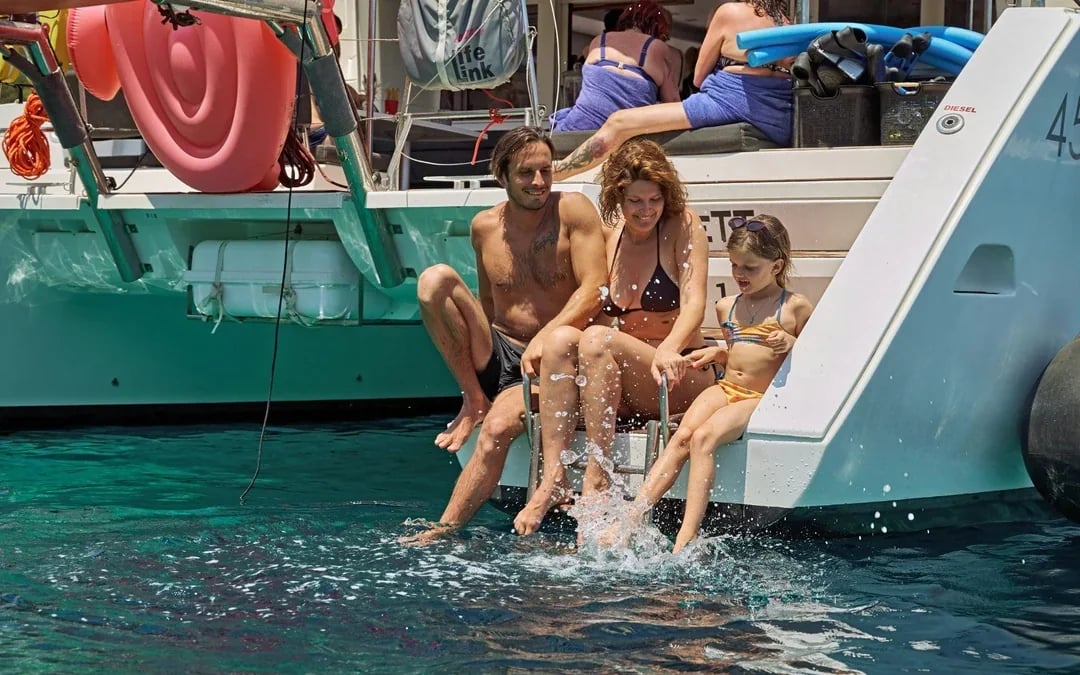 From Agios Nikolaos: All-Inclusive Catamaran Cruise to Spinalonga with Water Toys Image 3