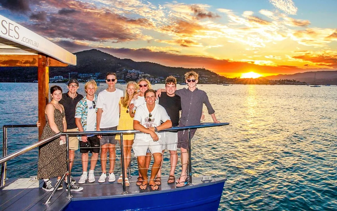 From Airlie Beach: Sundowner Whitsunday Cruise with Sparkling Wine Image 5