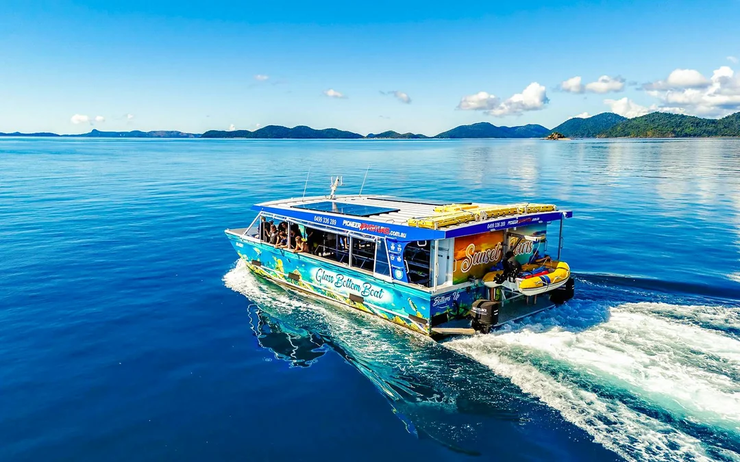 From Airlie Beach: Whitsundays Glass-Bottom Boat Tour Image 1
