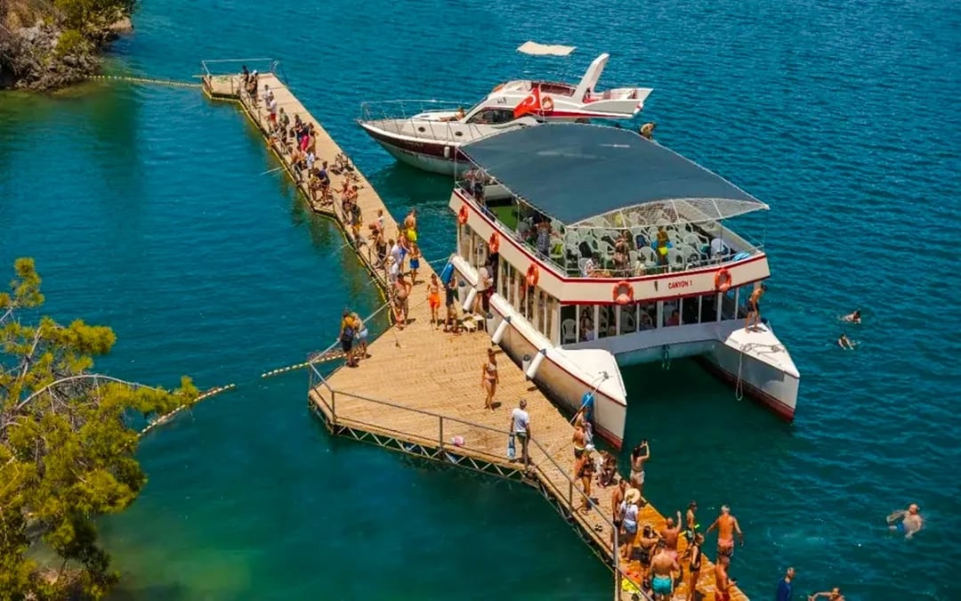 From Alanya: Green Canyon Boat Trip with Lunch, Soft Drinks and Hotel Transfers Image 6